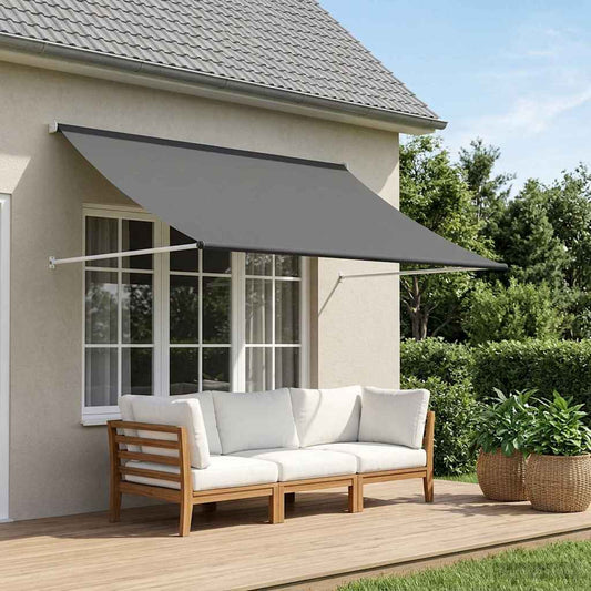 vidaXL Awning Light Grey 300 x 150 cm