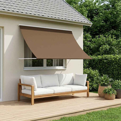 vidaXL Awning Taupe 200 x 150 cm 180 g / m² Polyester with PU Coated