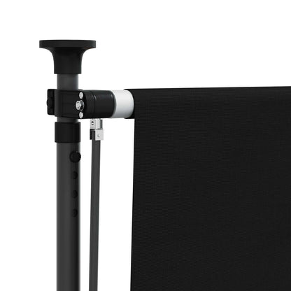 vidaXL Outdoor Roller Blind Black 120 x 270 cm