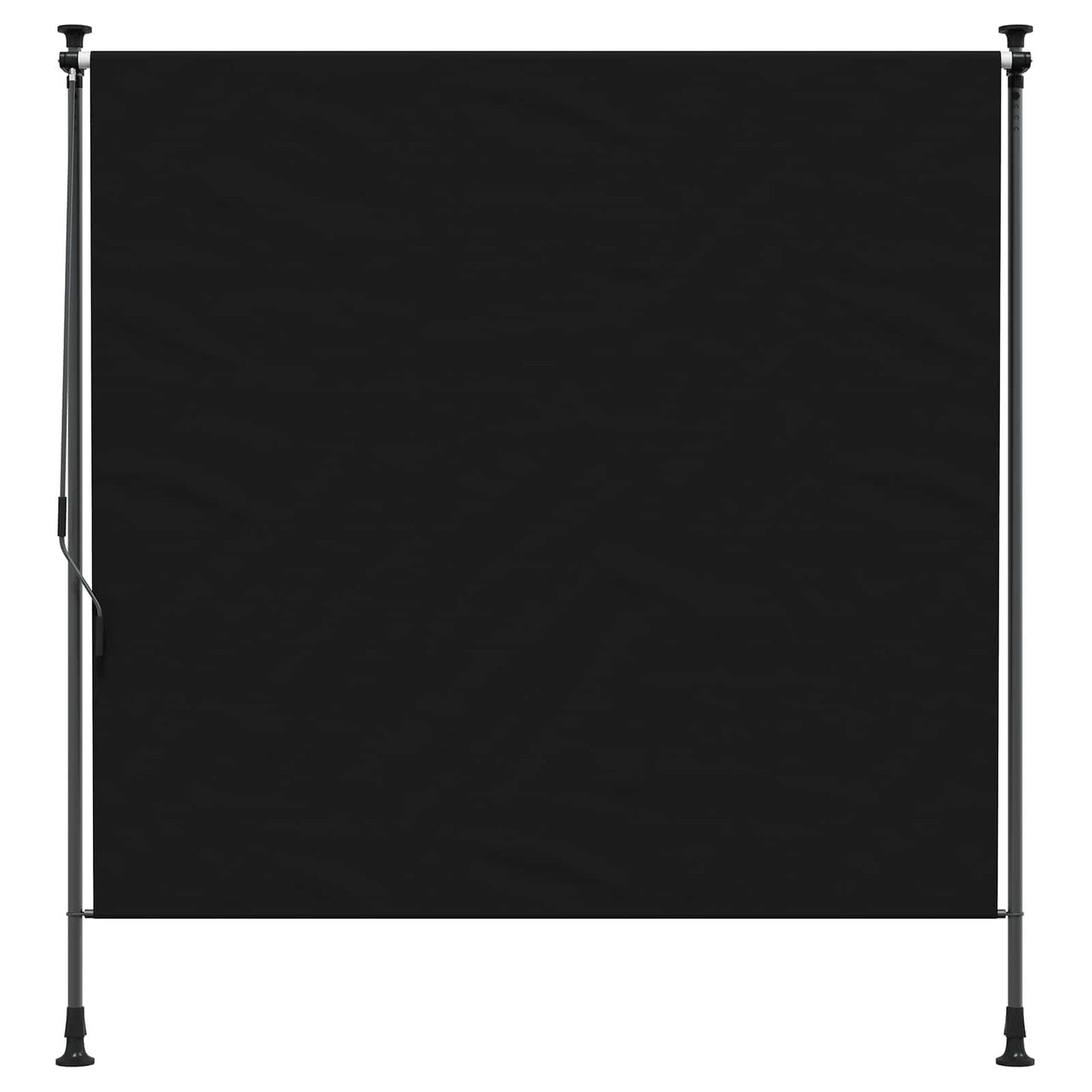 vidaXL Outdoor Roller Blind Black 150 x 270 cm