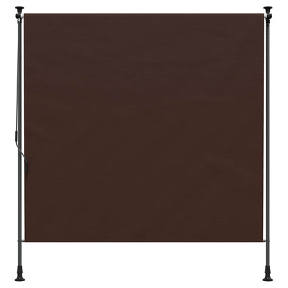 vidaXL Outdoor Roller Blind Brown 120 x 270 cm
