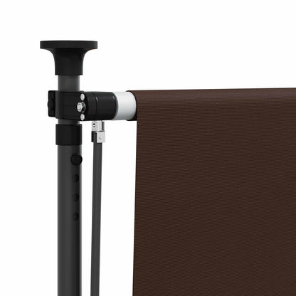 vidaXL Outdoor Roller Blind Brown 200 x 270 cm