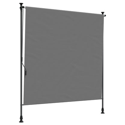 vidaXL Outdoor Roller Blind Light Grey 100 x 270 cm
