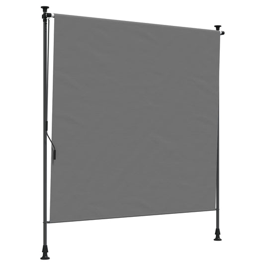 vidaXL Outdoor Roller Blind Light Grey 100 x 270 cm