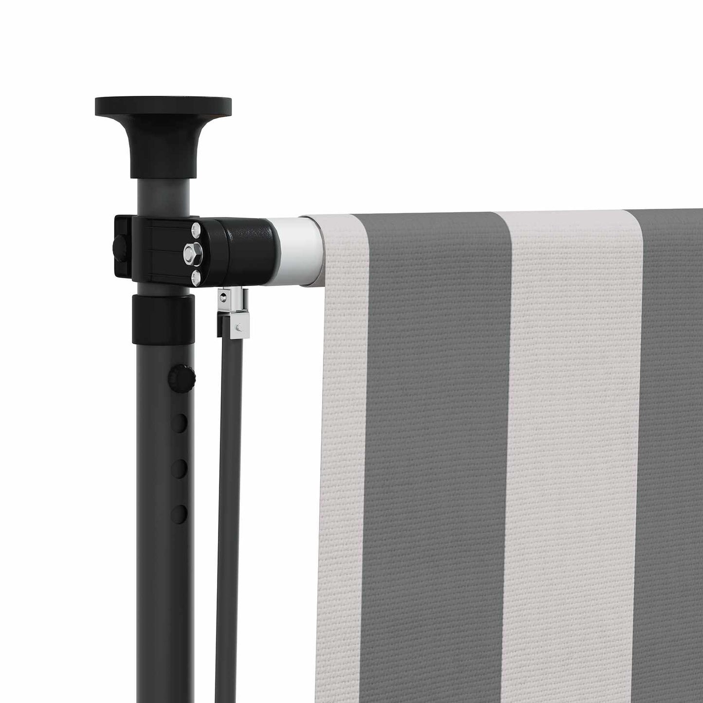 vidaXL Outdoor Roller Blind Anthracite and White 100 x 270 cm
