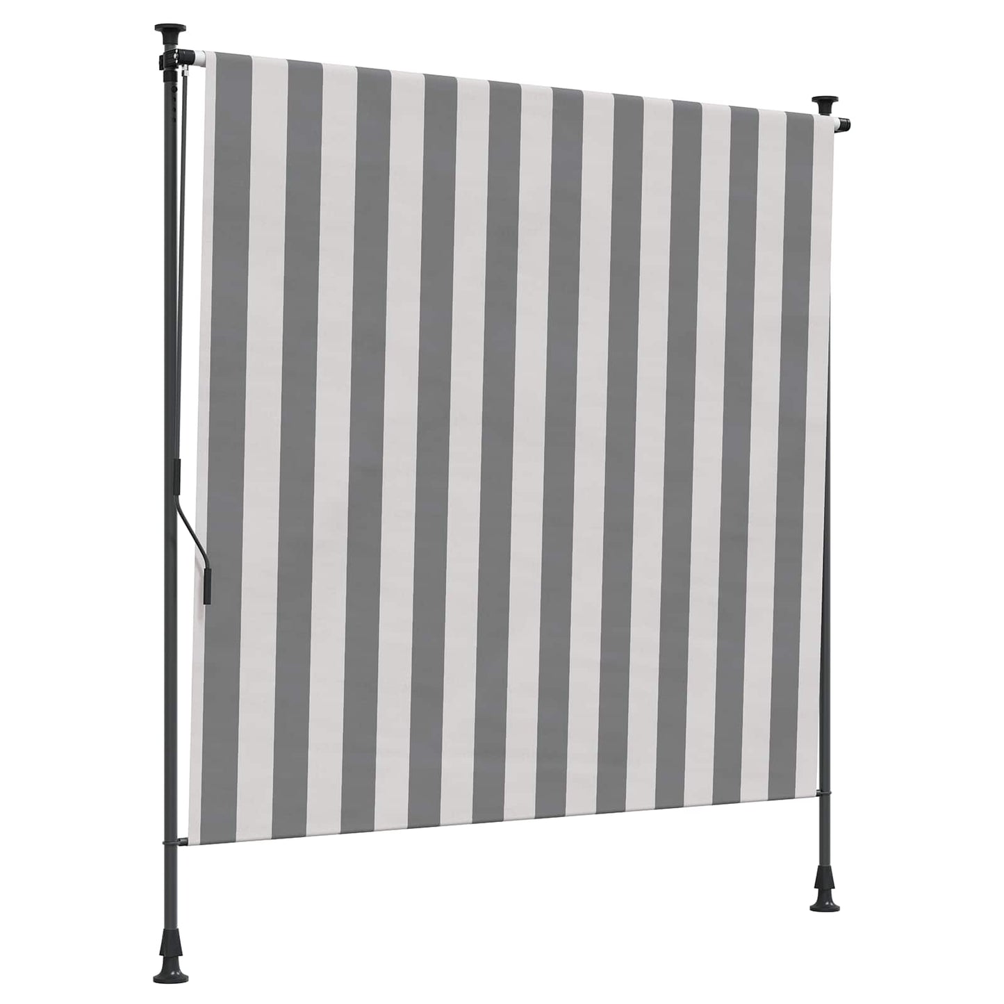 vidaXL Outdoor Roller Blind Anthracite and White 100 x 270 cm