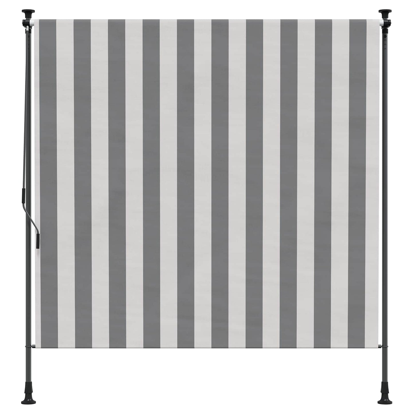 vidaXL Outdoor Roller Blind Anthracite and White 100 x 270 cm