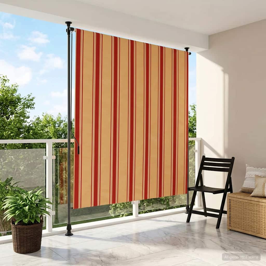 vidaXL Outdoor Roller Blind Multicolour 100 x 270 cm