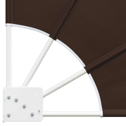 vidaXL Balcony Privacy Screen 140 x 140 cm Polyester Brown