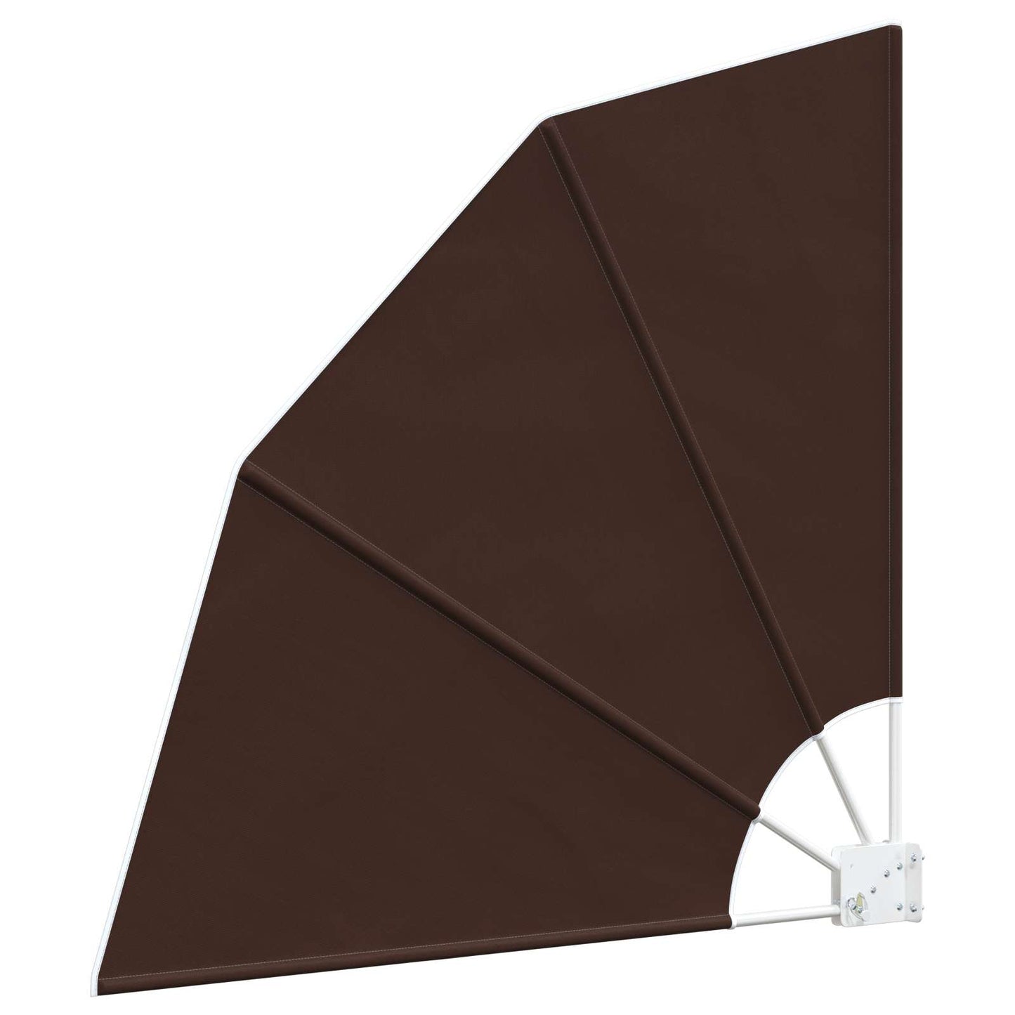 vidaXL Balcony Privacy Screen 140 x 140 cm Polyester Brown