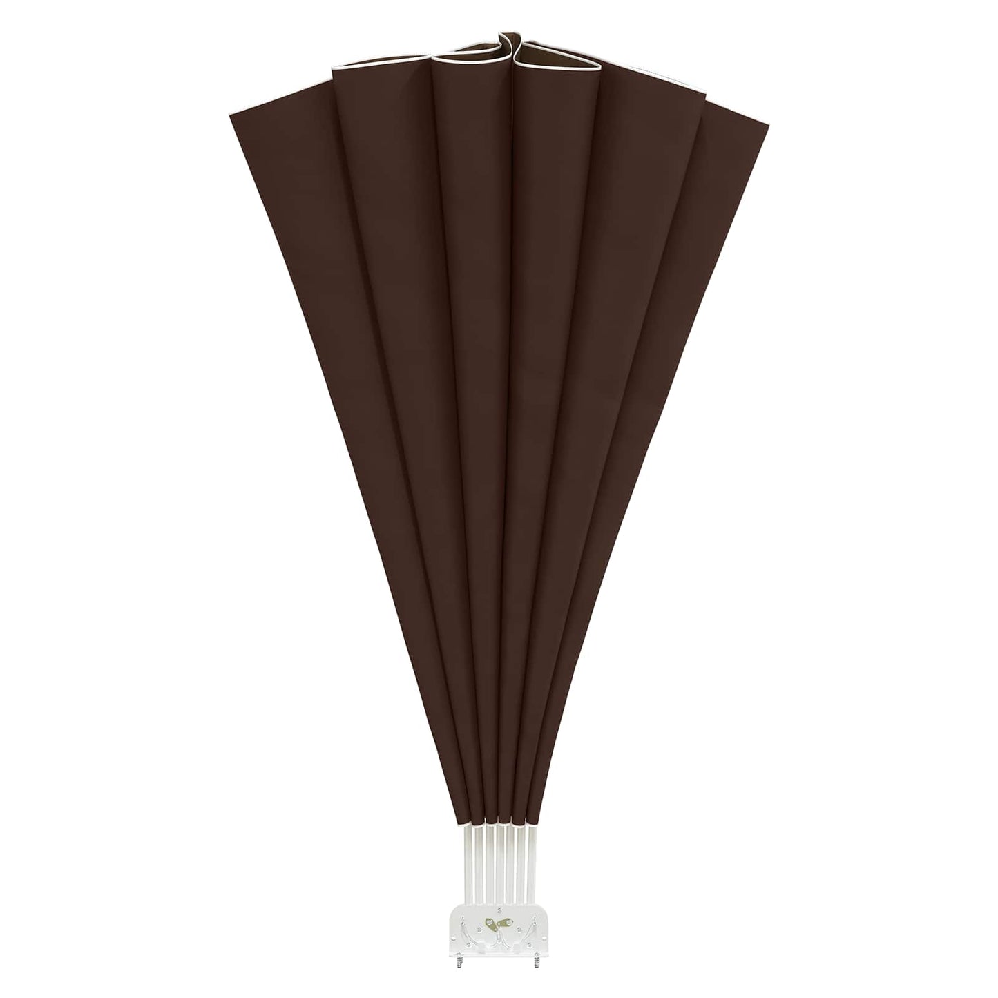vidaXL Balcony Privacy Screen Ø 400 cm Polyester Brown