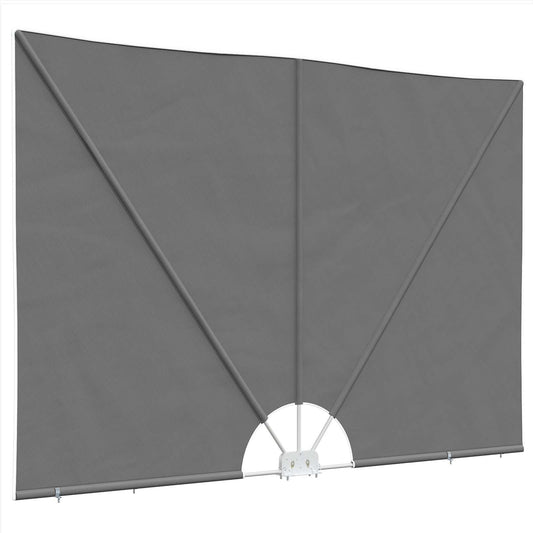 vidaXL Balcony Privacy Screen 200 x 400 cm Polyester Rectangular