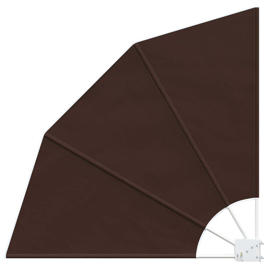 vidaXL Balcony Privacy Screen 115 x 115 cm Polyester Brown