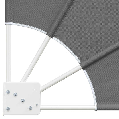 vidaXL Balcony Privacy Screen 160 x 160 cm Polyester Light Grey