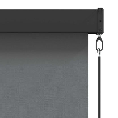 vidaXL Roller Blind Light Grey 60 x 250 cm Fabric and Aluminum