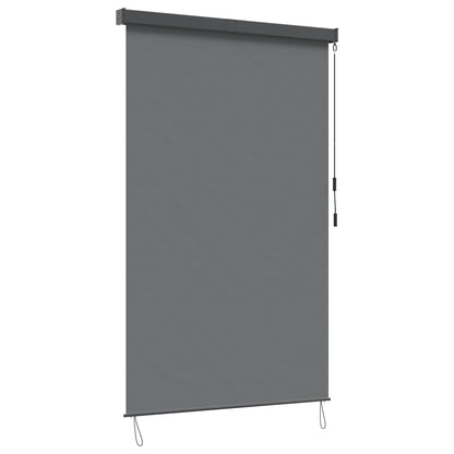 vidaXL Roller Blind Light Grey 60 x 250 cm Fabric and Aluminum