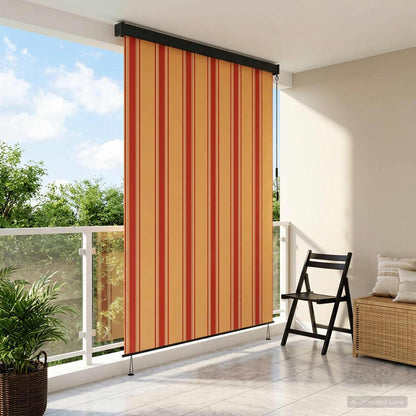 vidaXL Roller Blind Multicolour 80 x 250 cm Fabric and Aluminum
