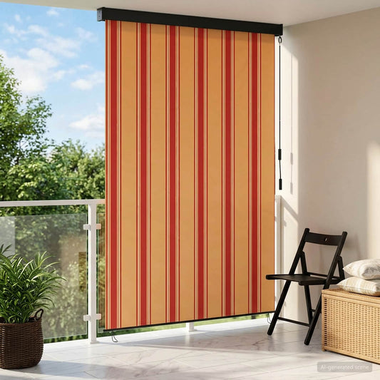 vidaXL Roller Blind Multicolour 100 x 250 cm Fabric and Aluminum