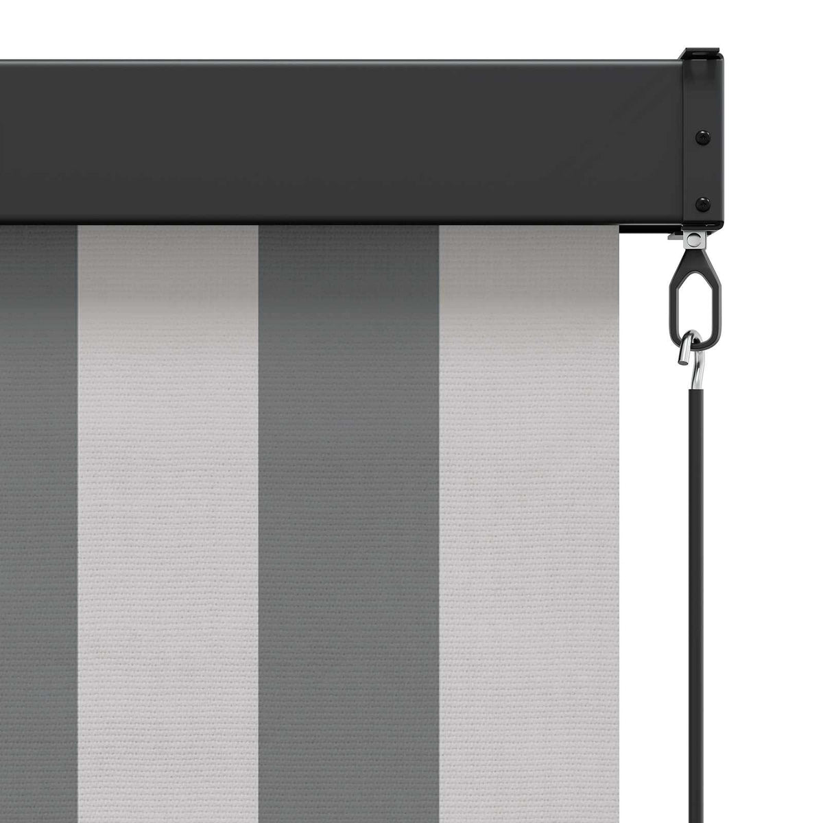 vidaXL Roller Blind Anthracite and White 120 x 250 cm
