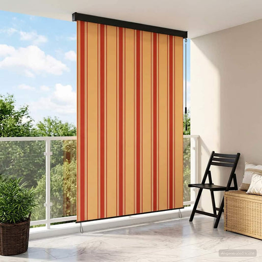 vidaXL Roller Blind Multicolour 120 x 250 cm Fabric and Aluminum