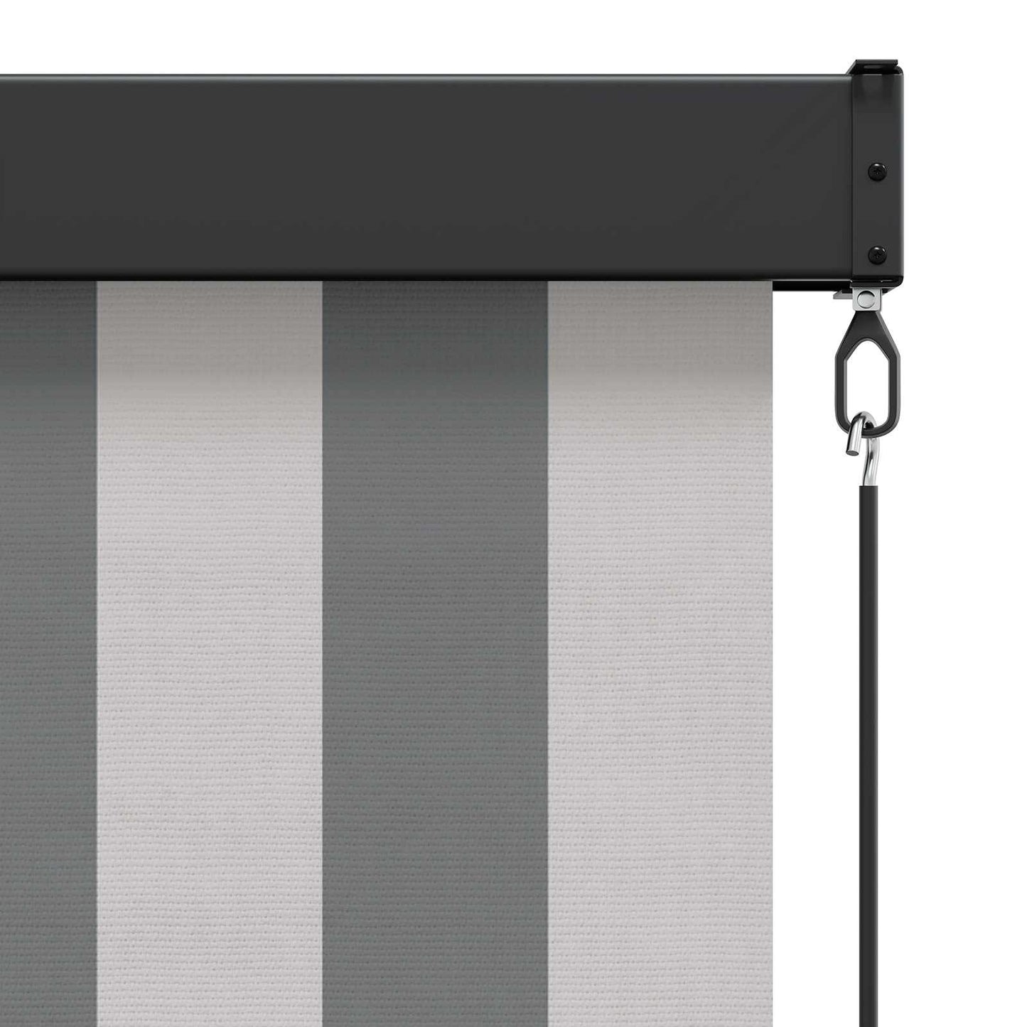 vidaXL Roller Blind Anthracite and White 180 x 250 cm