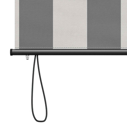 vidaXL Roller Blind Anthracite and White 180 x 250 cm