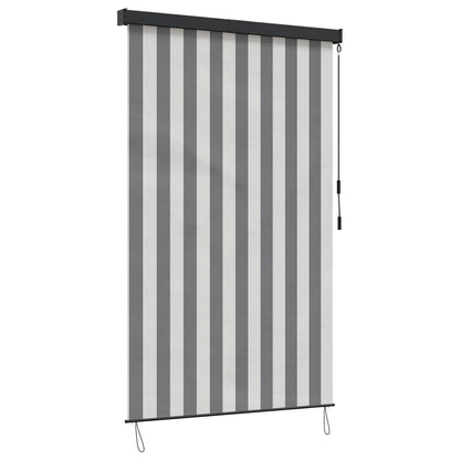 vidaXL Roller Blind Anthracite and White 180 x 250 cm