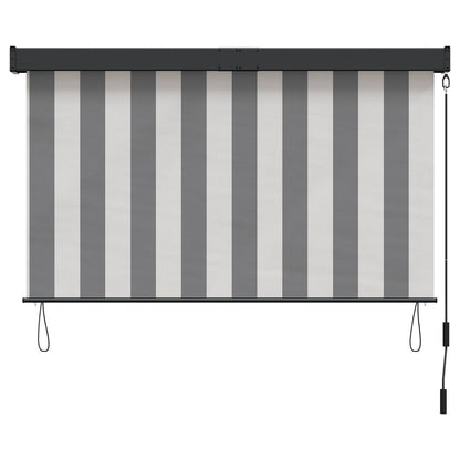 vidaXL Roller Blind Anthracite and White 180 x 250 cm