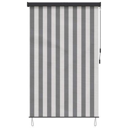 vidaXL Roller Blind Anthracite and White 180 x 250 cm