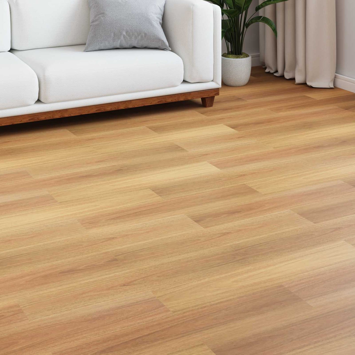 vidaXL Laminate Flooring 5 pcs Dark Walnut 101 x 20 x 0.8 cm