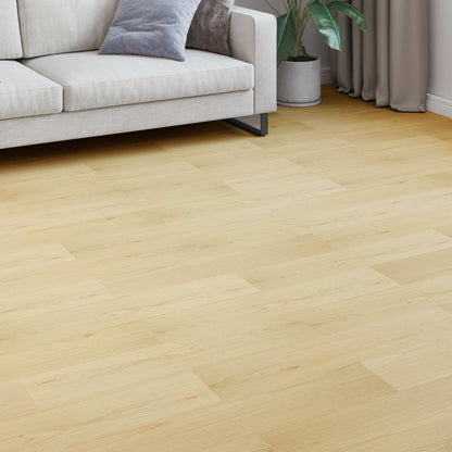 vidaXL Laminate Flooring 5 pcs Soft Beige 101 x 20 x 0.8 cm