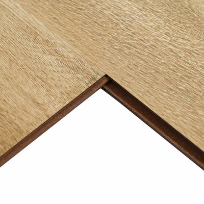 vidaXL Laminate Flooring 5 pcs Rustic Brown 101 x 20 x 0.8 cm