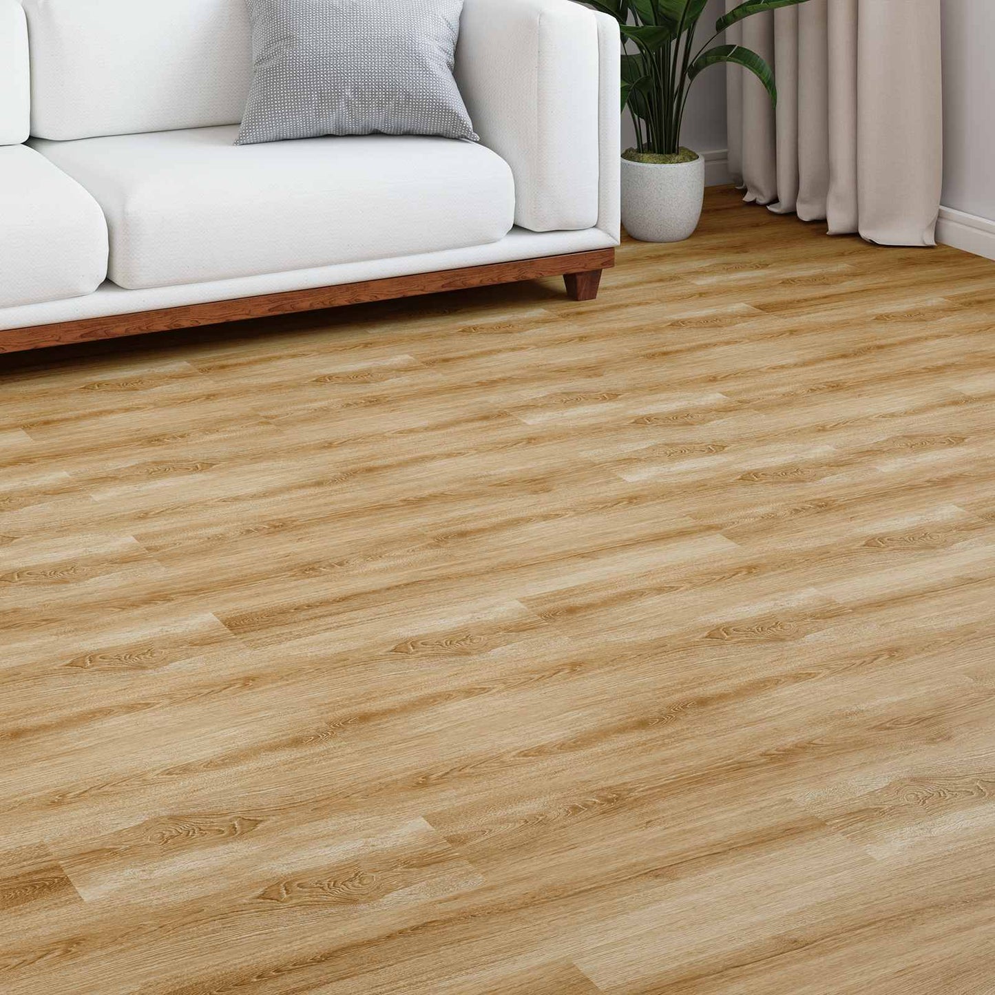 vidaXL Laminate Flooring 5 pcs Rustic Brown 101 x 20 x 0.8 cm