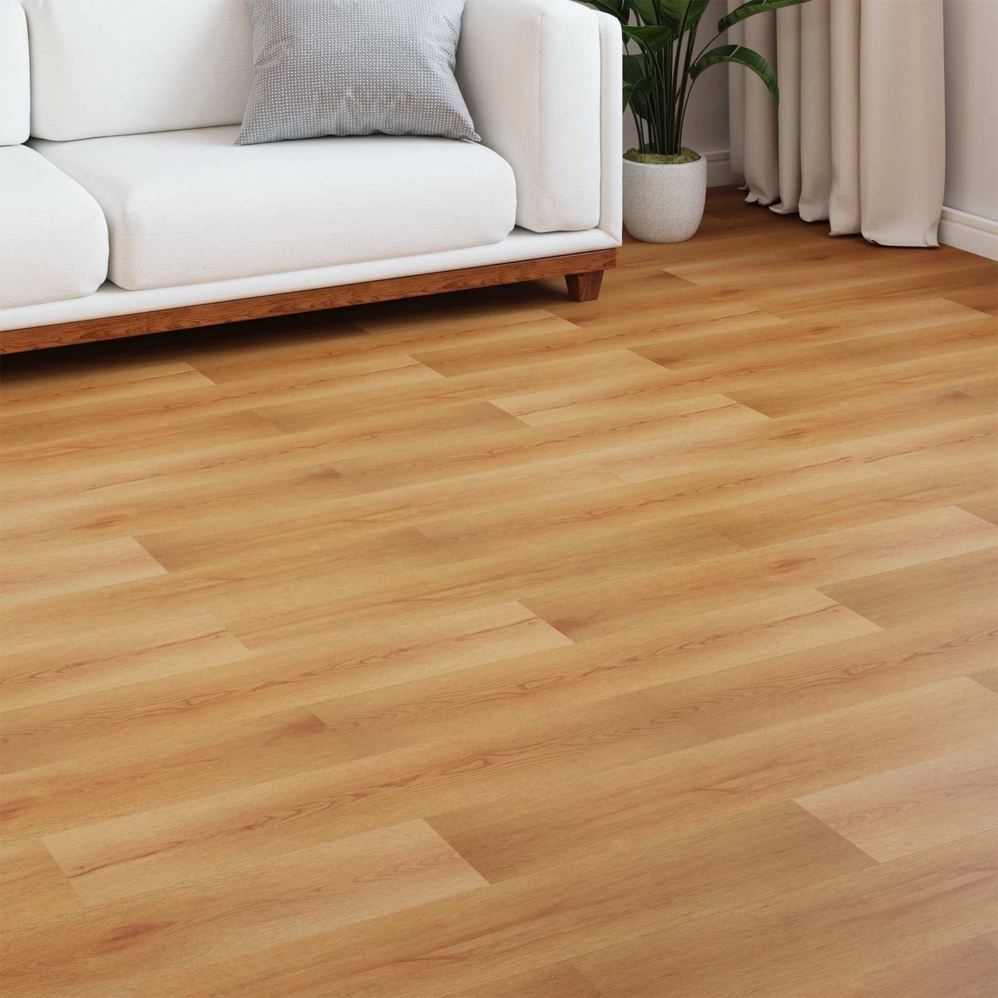 vidaXL Laminate Flooring 15 pcs Light Beige 101 x 20 x 0.8 cm