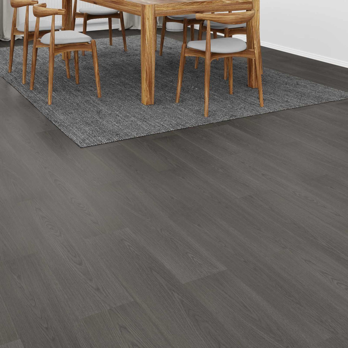 vidaXL Laminate Flooring 15 pcs Warm Grey 101 x 20 x 0.8 cm