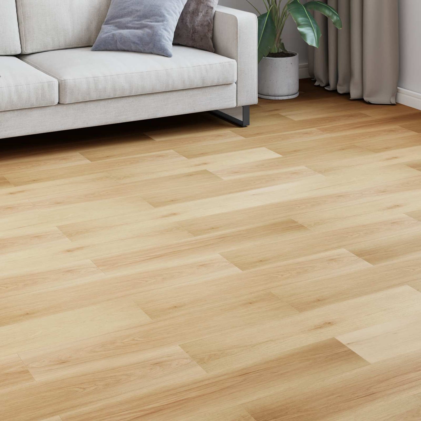 vidaXL Laminate Flooring 15 pcs Light Maple 101 x 20 x 0.8 cm