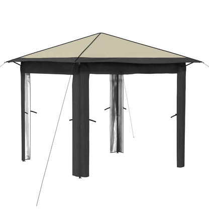 vidaXL Gazebo without Sidewall 2.6 x 2.6 m Cream and Anthracite