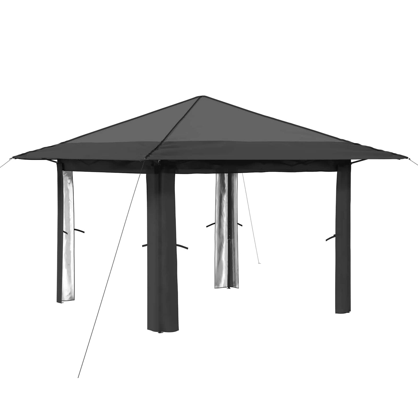 vidaXL Gazebo without Sidewall 3.3 x 3.3 m Light Grey and Anthracite