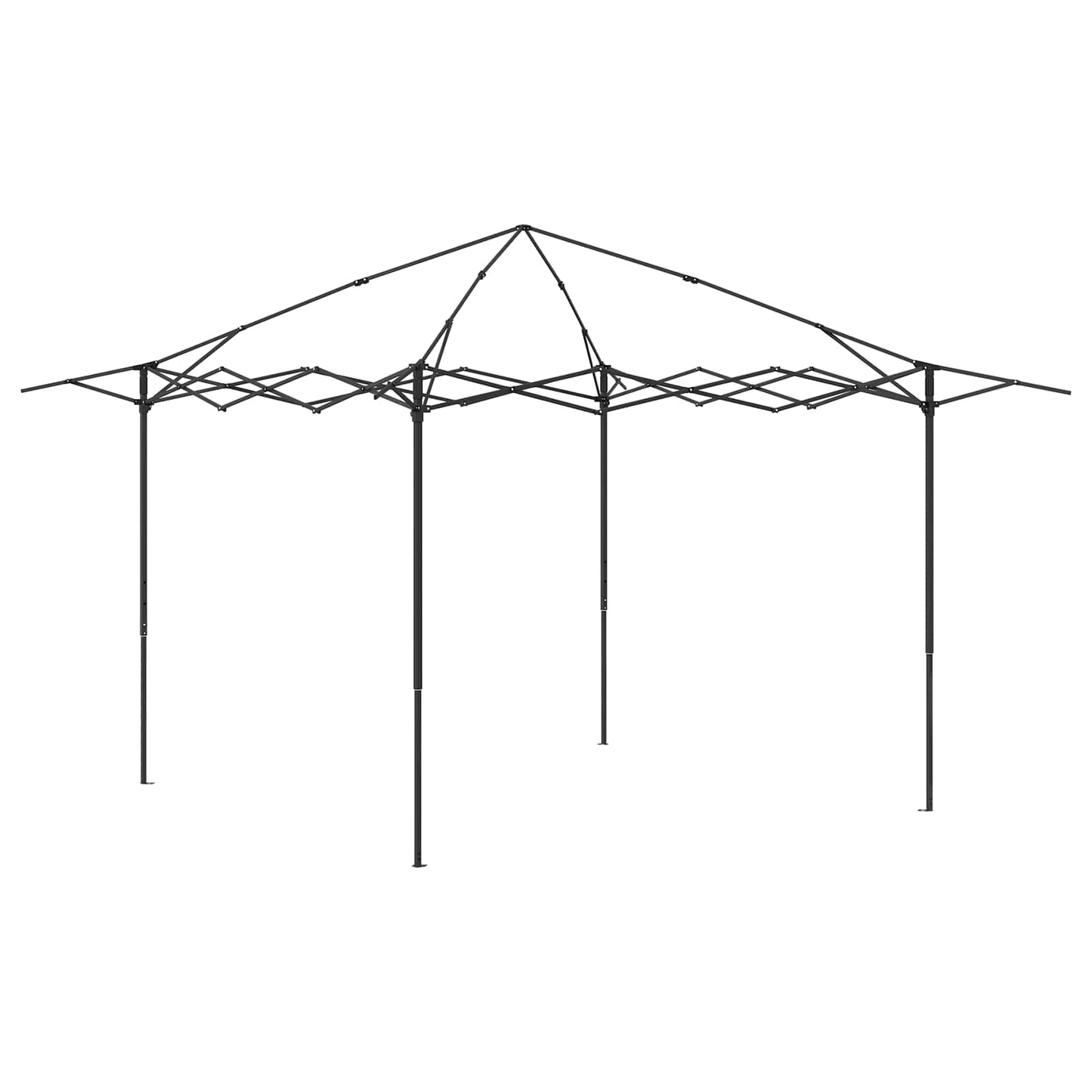 vidaXL Gazebo without Sidewall 3.3 x 3.3 m Cream and Anthracite