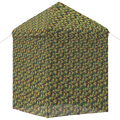 vidaXL Canopy Tent with 4 Sidewalls 2 x 2 m Army Camouflage