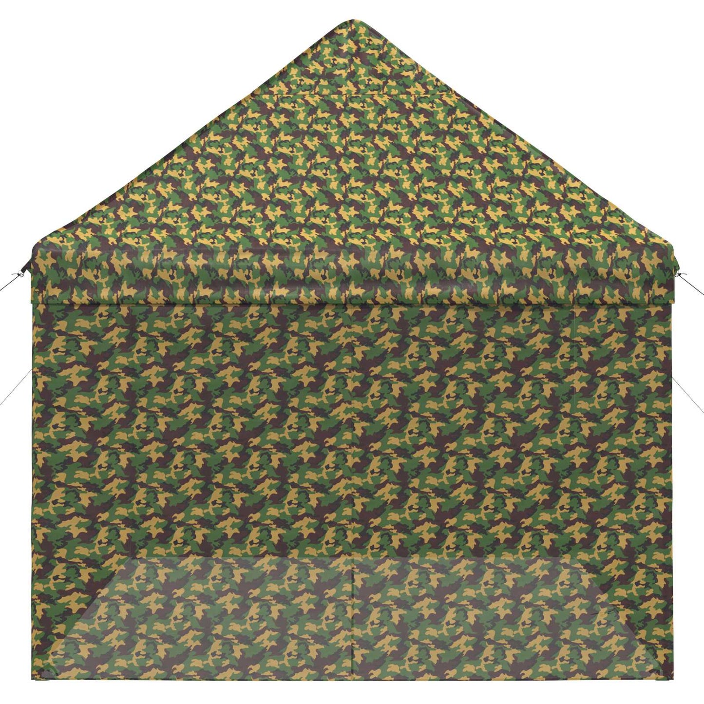 vidaXL Canopy Tent with 4 Sidewalls 2.95 x 4.1 m Army Camouflage