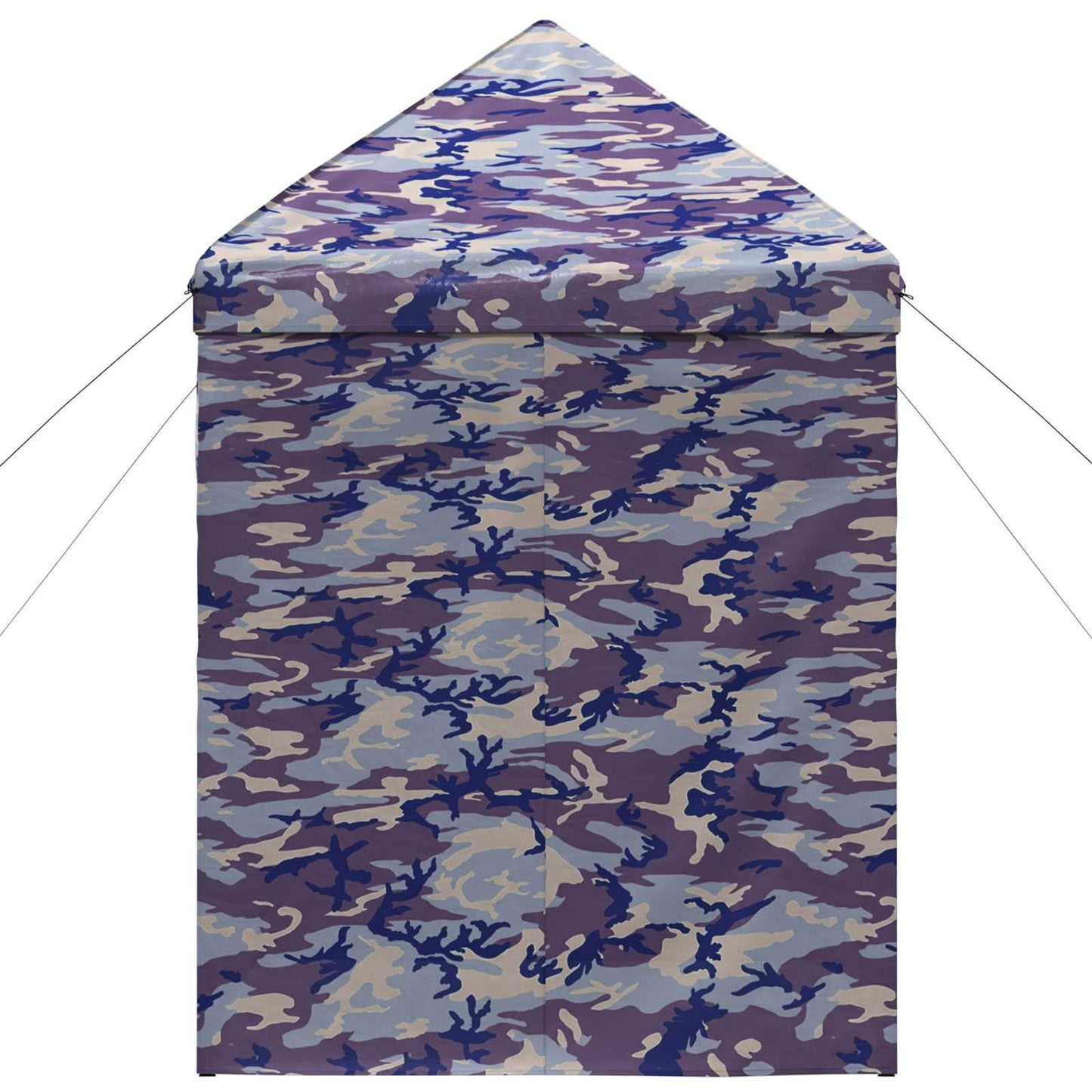 vidaXL Pop-up Gazebo with 4 Sidewalls 3 x 3 m Blue Camouflage
