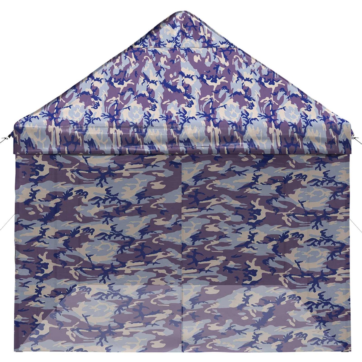 vidaXL Pop-up Gazebo with 4 Sidewalls 3 x 6 m Blue Camouflage