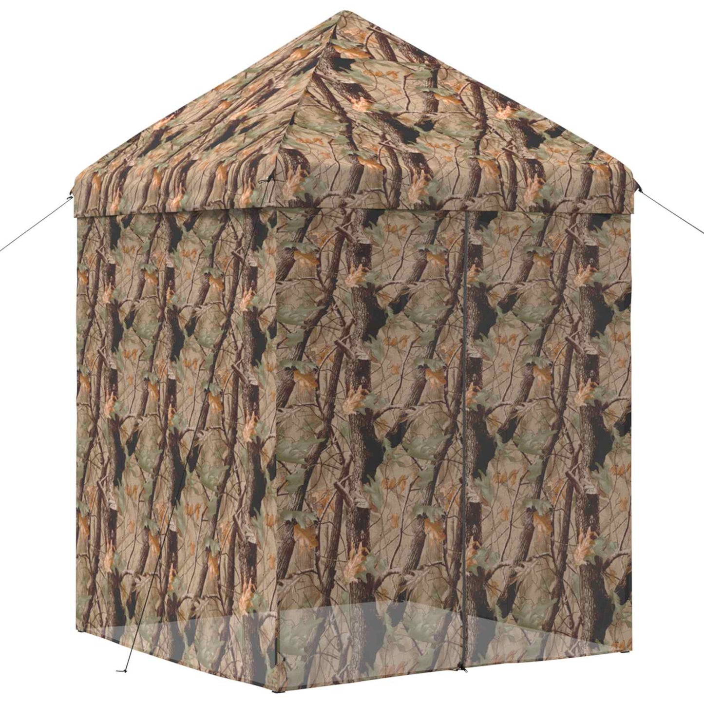 vidaXL Pop-up Gazebo with 4 Sidewalls 3 x 3 m Forest Camouflage