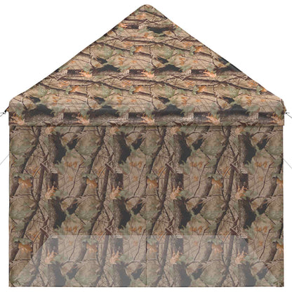 vidaXL Pop-up Gazebo with 4 Sidewalls 3 x 4.5 m Forest Camouflage