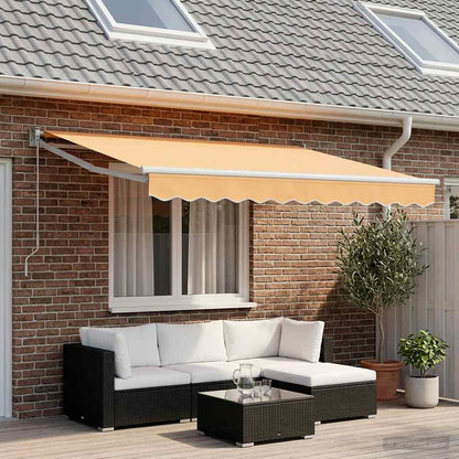 vidaXL Awning Replacement Fabric Sand 2.5 x 2 m Polyester