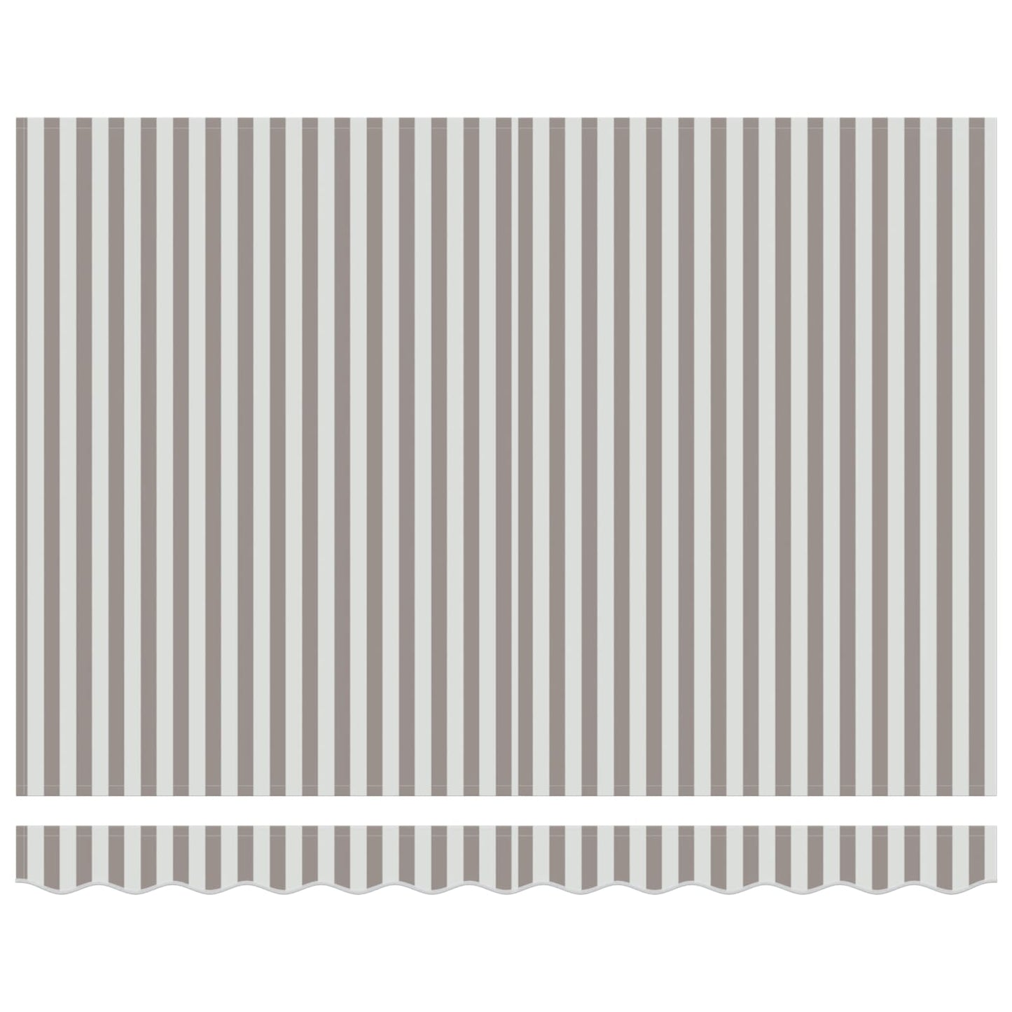 vidaXL Awning Replacement Fabric Light Grey and White 3.5 x 2 m