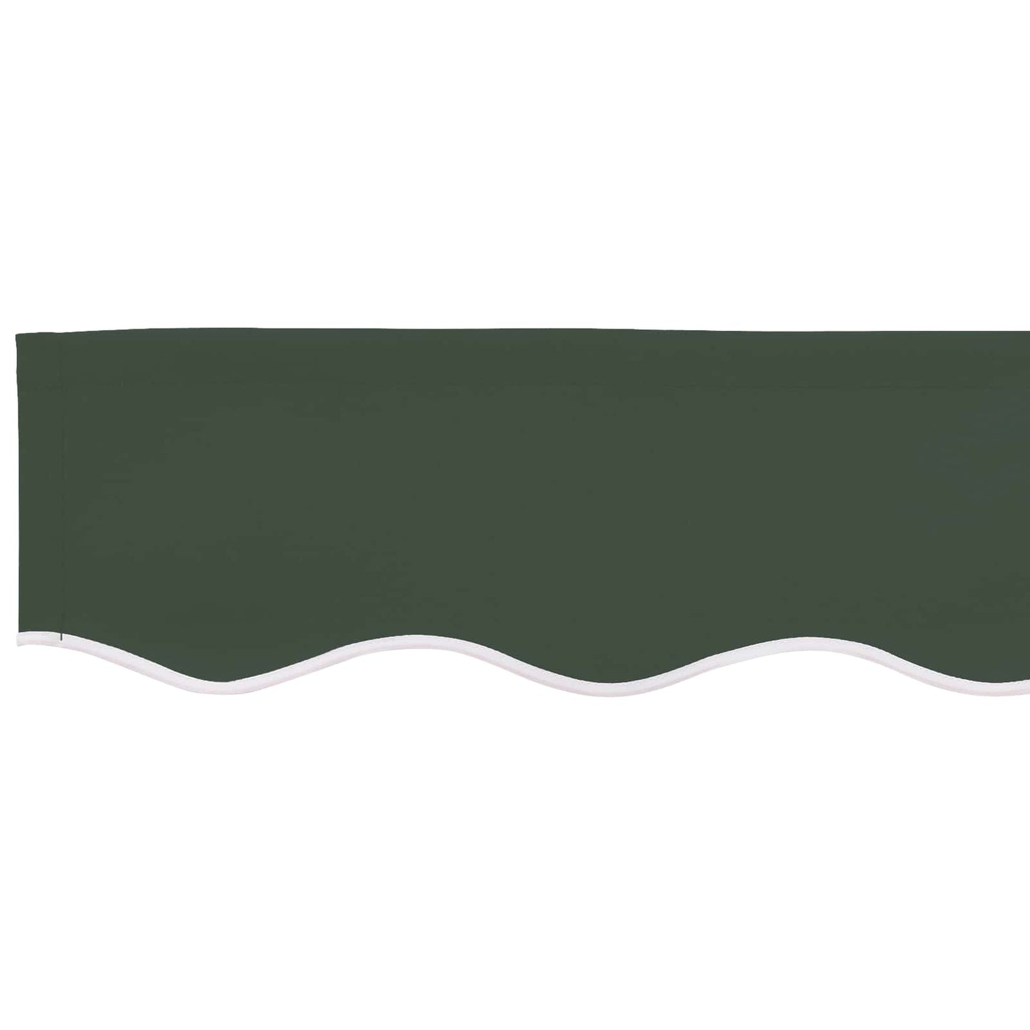 vidaXL Awning Replacement Fabric Dark Green 3.5 x 2 m Polyester
