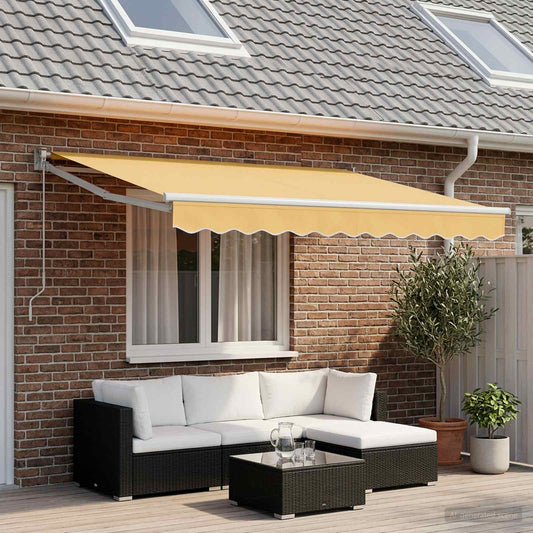 vidaXL Awning Canopy Replacement for 3x2.5 m Sand Polyester