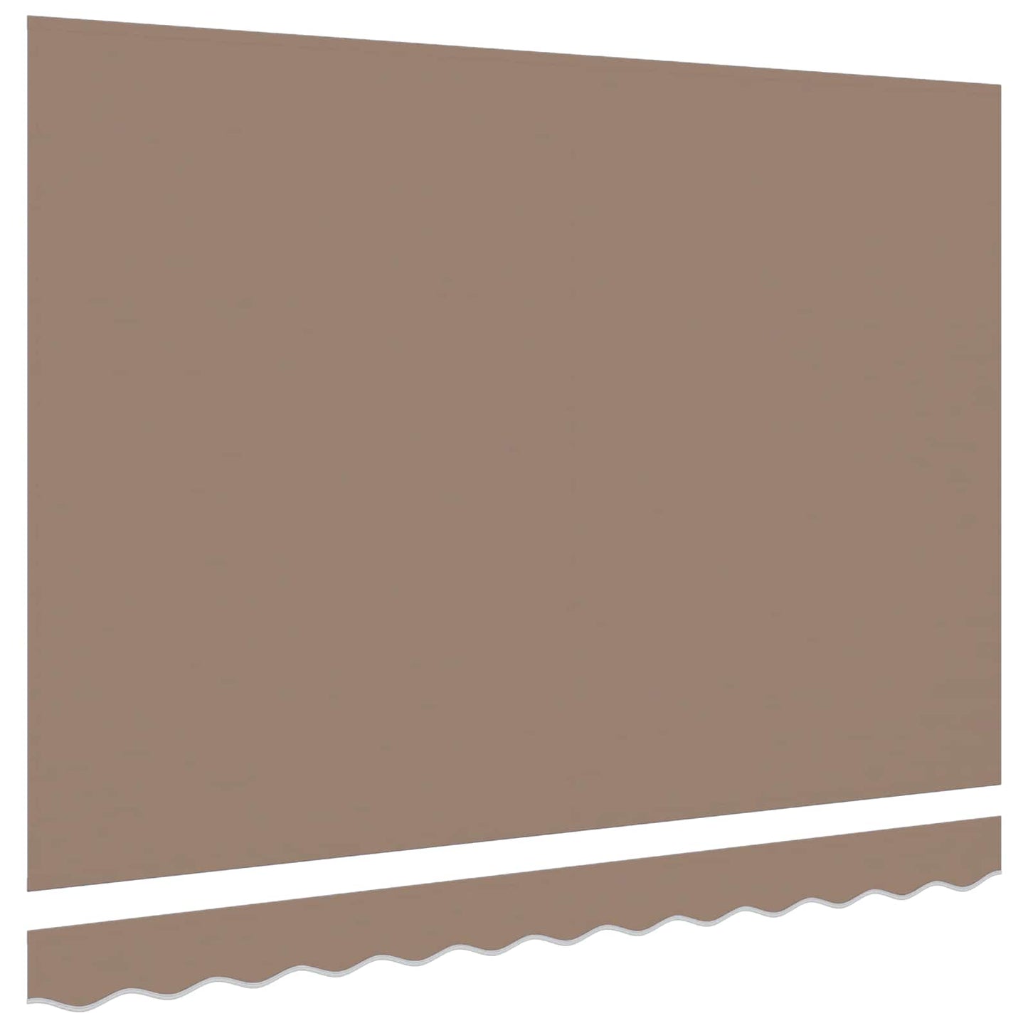 vidaXL Awning Replacement Fabric Taupe 329 x 245 cm Polyester